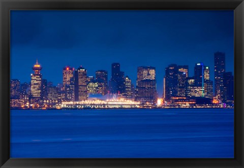 Framed City view form North Vancouver, British Columbia, Canada Print