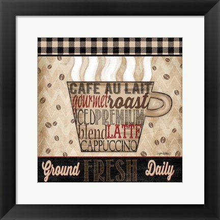 Framed Premium Coffee I Print
