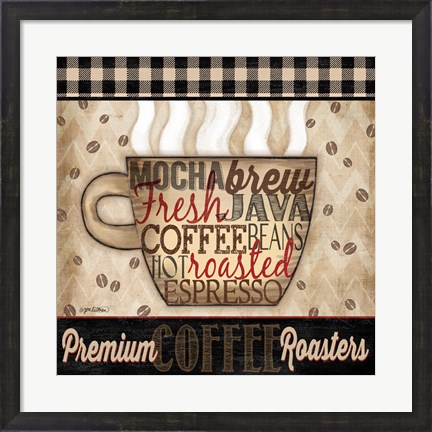 Framed Premium Coffee II Print