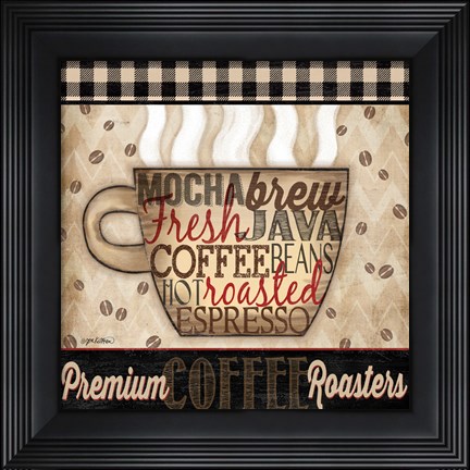 Framed Premium Coffee II Print
