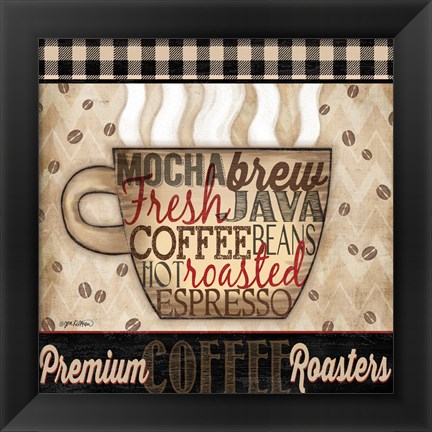 Framed Premium Coffee II Print