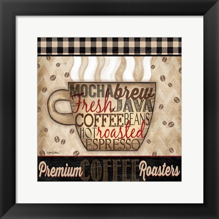 Framed Premium Coffee II Print