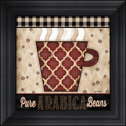 Framed Premium Coffee III Print