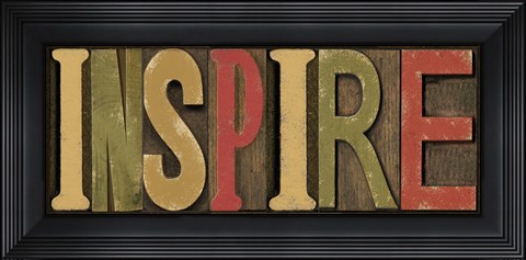 Framed Printers Block Sentiment Spice II - Inspire Print