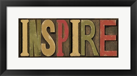 Framed Printers Block Sentiment Spice II - Inspire Print