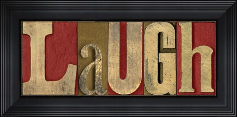 Framed Printers Block Sentiment Spice IV - Laugh Print