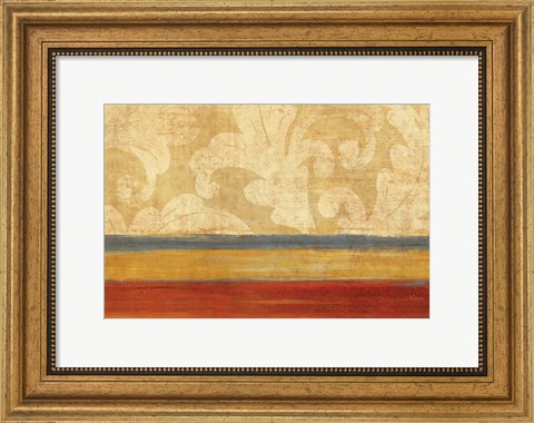 Framed Tapestry Stripe Print