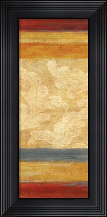 Framed Tapestry Stripe Panel II Print