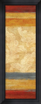 Framed Tapestry Stripe Panel II Print