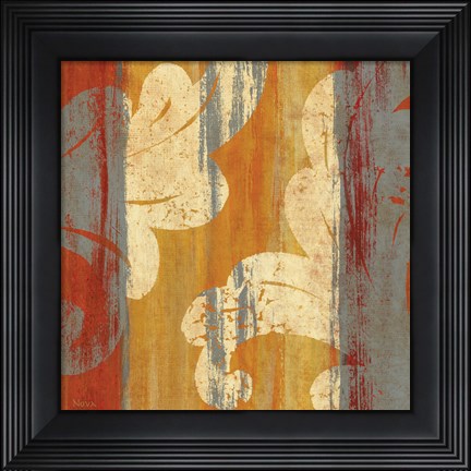 Framed Tapestry Stripe Square II Print