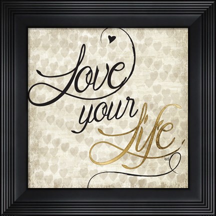 Framed Love Life II Print