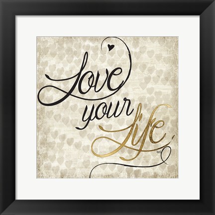 Framed Love Life II Print