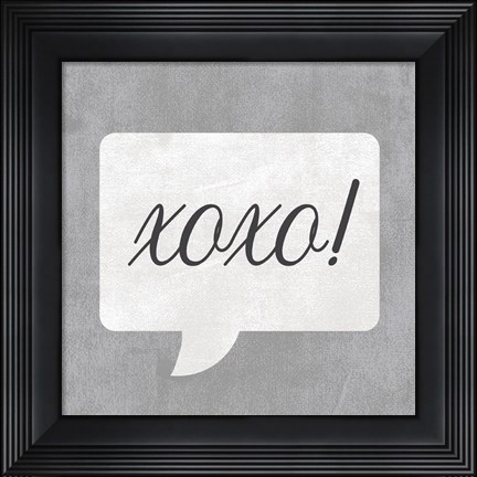 Framed Text Me IV Print