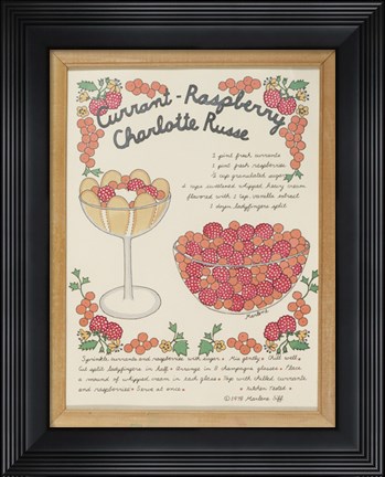 Framed Charlotte Russe Print