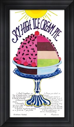 Framed Sky High Ice Cream Pie Print