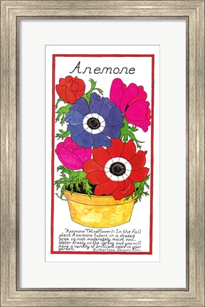 Framed Anemone Print