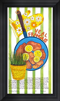 Framed Veal Francais Print