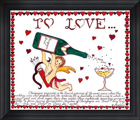 Framed To Love Print