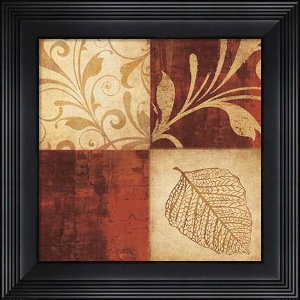 Framed Red Gold 4PK Print