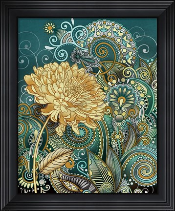 Framed Inspired Blooms I Print