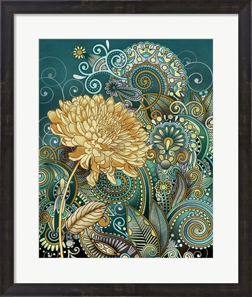 Framed Inspired Blooms I Print