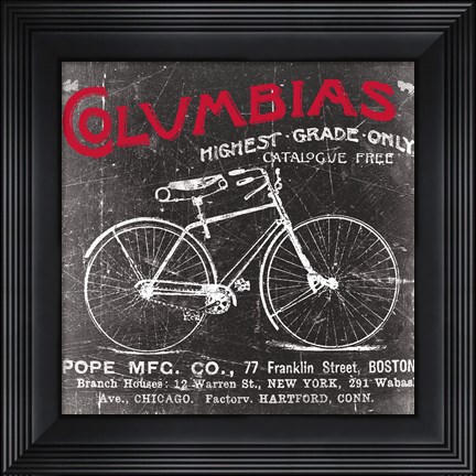 Framed Antique Bicycle II Print