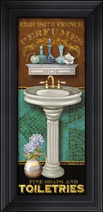 Framed Francais de Bain II Print