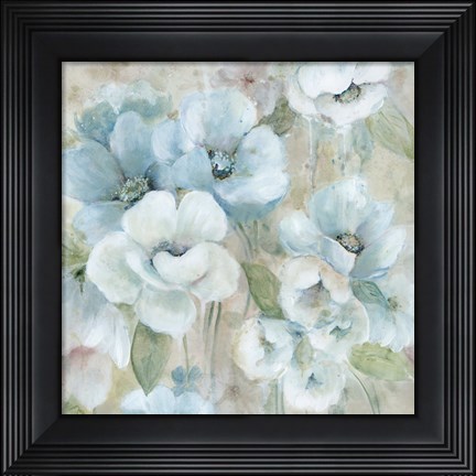 Framed Pastel Garden II Print