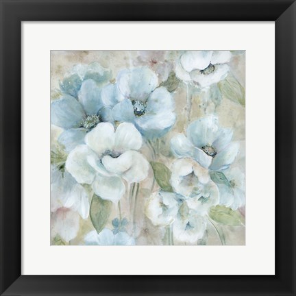 Framed Pastel Garden II Print