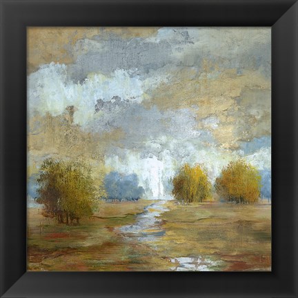 Framed Lush Meadow I Print