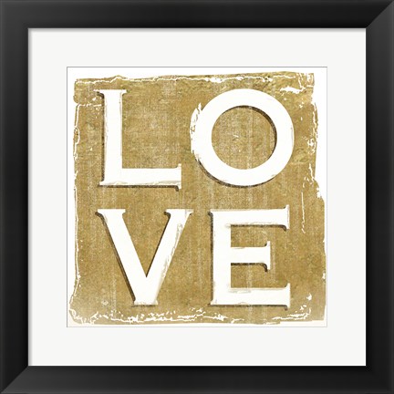 Framed Love Print