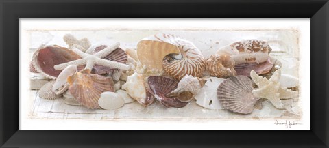 Framed Treasures by the Sea I Print