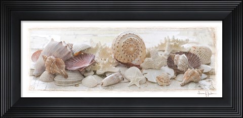 Framed Treasures by the Sea II Print