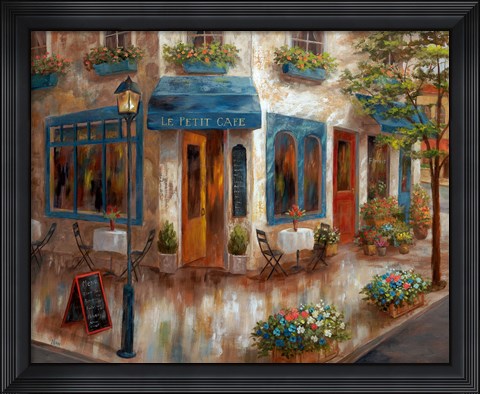 Framed Le Petit Cafe Print