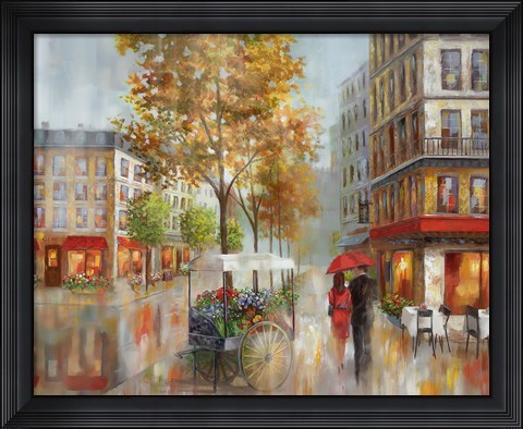 Framed Romantic Promenade I Print