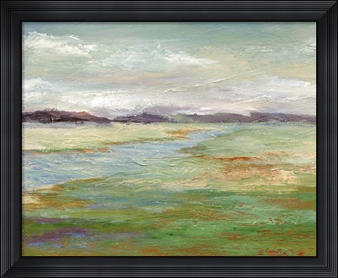 Framed Meadow Stream II Print