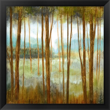 Framed Soft Forest I Print