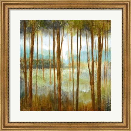 Framed Soft Forest I Print