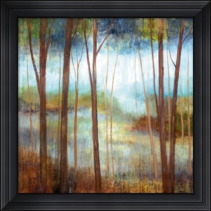 Framed Soft Forest II Print