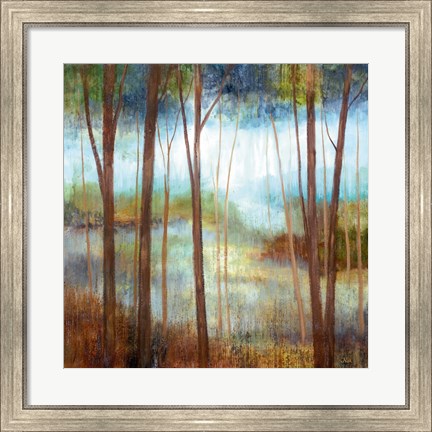 Framed Soft Forest II Print