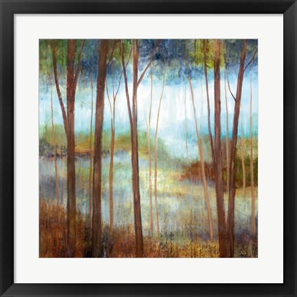 Framed Soft Forest II Print