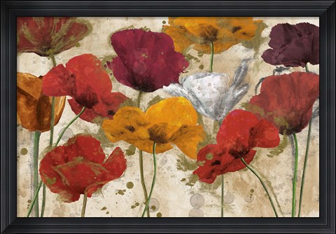 Framed Happy Flowers Print
