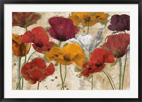 Framed Happy Flowers Print