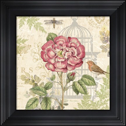 Framed Floral Nature Trail IV Print