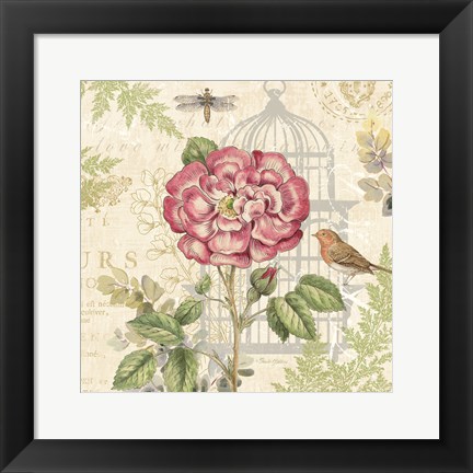 Framed Floral Nature Trail IV Print