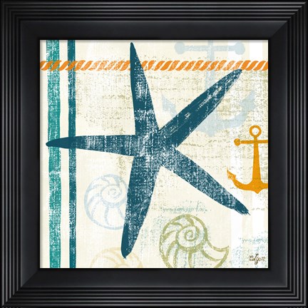 Framed Nautical Brights III Print