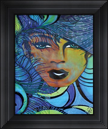 Framed Urban Glam I Print