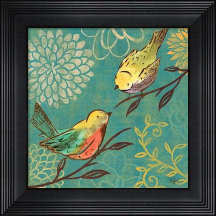 Framed Elegant Chickadee I Print