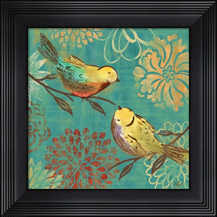 Framed Elegant Chickadee II Print