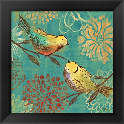 Framed Elegant Chickadee II Print